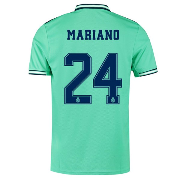Camiseta Real Madrid NO.24 Mariano 3ª Kit 2019 2020 Verde